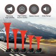 thumbnail image 4 of Flroha Music Electric Air Horn Electric Music Horn Car Horn Air Horn Truck Horn Modification Kit 12v Speaker Super Loud Sound Air Horn safety, 4 of 10