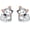 Cat, variant on Highland Cow Earrings Studs 925 Sterling Silver Highland Cow Earring for Women Cute Small Animal Jewelry Gift for Women Highland Cow Lover