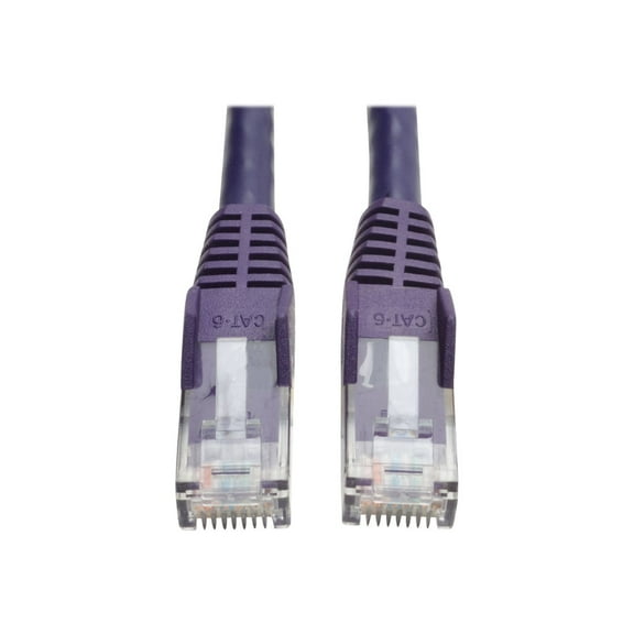 Tripp Lite 5ft Cat6 Gigabit Snagless Molded Patch Cable (RJ45 M/M) - Purple