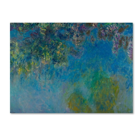 Monet 'Wisteria' Canvas Art