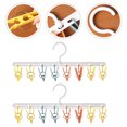 thumbnail image 3 of MasteelfCA 2pcs Clothes Drying Clamp Organizer Clothes Hanger Home Hat Storage Clip Hanger, 3 of 8
