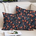 thumbnail image 2 of Pink Lemons Throw Pillow Covers, Summer Botanical Watercolor Retro Art Soft Breathable Pillow Cases with Invisible Zipper for Sleeping, King Size Pillowcases for Couch Bed Sofa Chair 20x36 Inches, 2 of 9