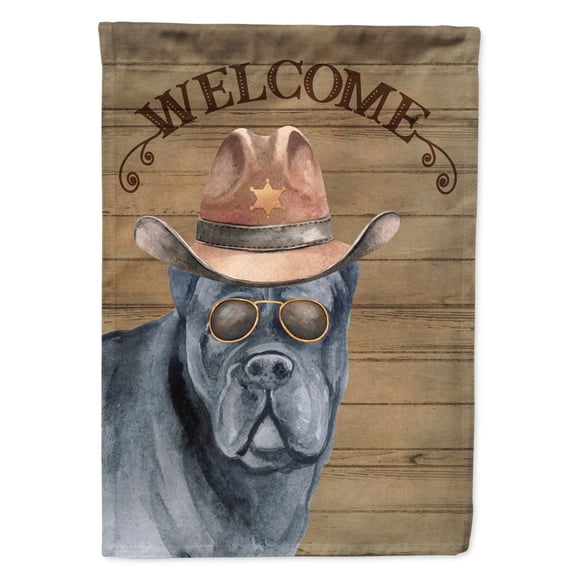 Carolines Treasures CK6300GF Cane Corso Country Dog Flag Garden Size Small multicolor