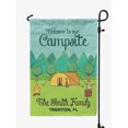 thumbnail image 1 of Printtoo Multicolor Welcome To Our Campsite Outdoor Camping Flags Personalized Outdoor GardenFlagsCamp Decor Accessory Double SidedFlags12.5x18 Inches, 1 of 4