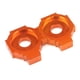 thumbnail image 3 of Motorcycle Rear Axle Spindle Chain Adjuster Blocks Tensioner for DUKE 125 200 390 RC39, 3 of 4