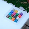 thumbnail image 3 of PC+PBT Keycaps 16pcs Cherry Profile Custom Keycaps Mixed Colors R4 Rainbow Keycap Fit for Cherry Mx Gateron Switches Mechanical Keyboard, 3 of 4