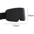 thumbnail image 2 of Gafas de esquí, gafas de nieve antivaho cilíndricas, gafas de esquí con protección ultravioleta para hombres y mujeres, 2 of 5