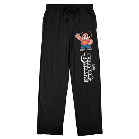 

Steven Universe Steven Character Men’s Black Graphic Sleep Pajama Pants-XXL