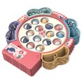 thumbnail image 2 of Juguetes de pesca Rotación eléctrica Aprendizaje educativo para niños Familia Familia Interactiva Play Tablero Portátil Batería Pink Pink AweSitey FN001435-02B, 2 of 7