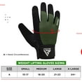 thumbnail image 4 of RDX Weight Lifting Gloves Gym Workout, Full Finger Touch Screen, Breathable Anti Slip Padded Palm Protection, Fitness Strength Training Powerlifting HIIT WOD Exercise, Men Women Home Gym Cycling, 4 of 7