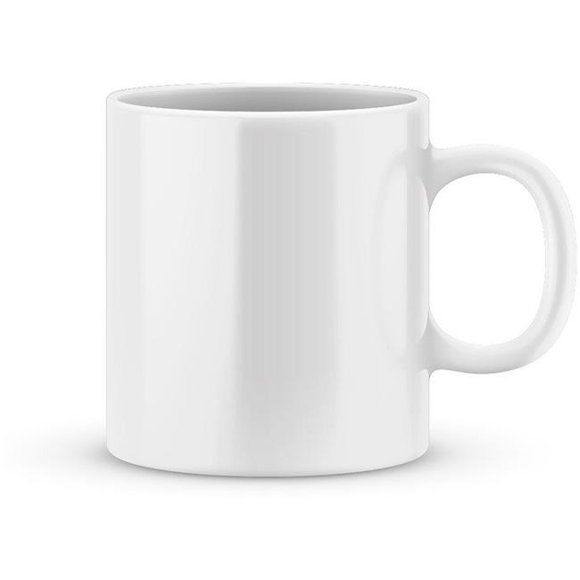 MAXAM KTSUBMUG11 11 oz Ceramic Sublimation Mug, White