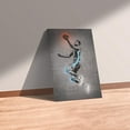 thumbnail image 3 of Basketball Fans Poster Canvas Prints Wall Art Decor Sports Posters for Teen Room Wall Decoration - Unframed 8x12 inch, 3 of 6