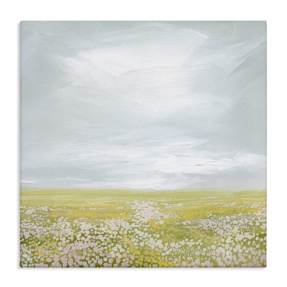 Stupell Industries Contemporary Vast Spring Meadow Canvas Art, 17 x 17, by Grace Popp