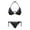Colored Paw Print Design, variant on Sunflower Daisy Bathing Suit Spandex Plus Size Quick Drying Halter Bikini Set Two Piece