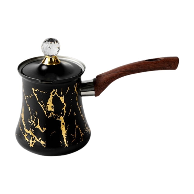 Cafetera turca de acero inoxidable con mango ergonómico, jarra de café profesional 550 ml