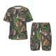 thumbnail image 1 of Fotbe Forest Animals And Plants Pijama Estampada de 2 Piezas para Niños – Ropa de Dormir de Manga Corta Cómoda para Niños y Niñas, Camiseta y Shorts de Algodón-Medium, 1 of 6