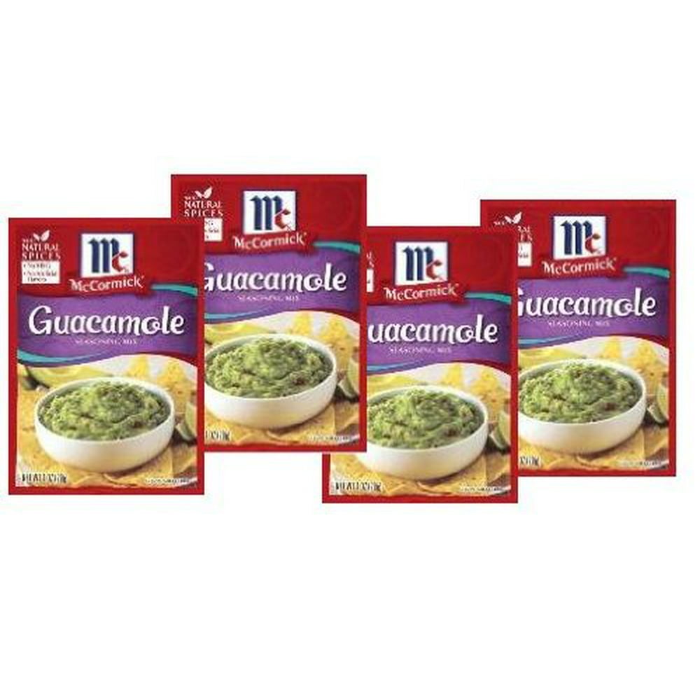Mccormick Guacamole Seasoning Mix (1 Oz Packets) 4 Pack