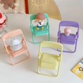 thumbnail image 4 of Cell Phone Stand Plastic: Chair Foldable Mobile Phone Holder Phone Desktop Stand, 4 of 5