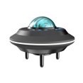 thumbnail image 2 of Proyector de cielo estrellado UFO Aurora, luz nocturna con Control remoto, proyector de estrellas de aurora boreal portátil, luz musical USB Bluetooth, 2 of 12