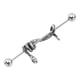 thumbnail image 1 of Pendiente de cartílago, pendientes góticos con forma de serpiente, pendientes de cartílago punk, 1 of 6