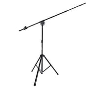 LyxPro SMT-1 Professional Microphone Stand Heavy Duty 93” Studio Overhead Boom Stand 76” Extra Long Telescoping Arm Mount, Foldable Tripod Legs & Adjustable Counterweight