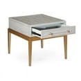 thumbnail image 3 of Perrine Wood Rectangular End Table in Soft Graphite Gray, 3 of 5