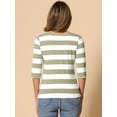 thumbnail image 4 of DARING DIVA Women's Halloween Costume Boat Neck Top T-Shirts M Bean Green White, 4 of 5