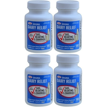 Original Caplets - Lactase Enzyme 720 Caplets Generic Lactaid Original Strength