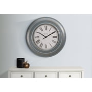 Clocks - 30 Round - Large Oversized - Wall Clock - Antique Blue - Transitional