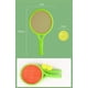 thumbnail image 5 of Raqueta de tenis de plástico para niños, juguete para deportes al aire libre, juguete interactivo para playa, juego de raqueta de tenis (amarillo), 5 of 5