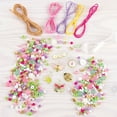thumbnail image 3 of Make It Real: Crystal Dreams Nature Song - Create 9 Unique Charm Bracelets, 461 Pieces, Green Pink & Purple, All-In-One, DIY Charm & Bead Jewelry Kit, Tweens & Girls, Arts & Crafts, Kids Ages 8+, 3 of 9