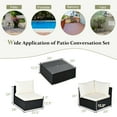thumbnail image 2 of Costway 7PCS Patio Rattan Sofa Set Sectional Conversation Furniture Set Garden Beige, 2 of 11