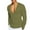 Army Green, variant on Cotton Shirts for Men Deep V Neck Long Sleeve Stretchy Dance Tops Yoga Workout Gym Muscle Shirts