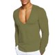 thumbnail image 1 of pstuiky camisa de manga larga para hombre, Camiseta deportiva de manga corta con cuello redondo, ajustada y de alta resistencia, de color liso para hombre camisetas de hombre xxxl, 1 of 5