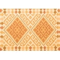 thumbnail image 1 of Ahgly Company Indoor Rectangle Southwestern Orange Country Area Rugs, 3' x 5', 1 of 1