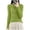 Green, variant on Blouses for Women Solid Mock Neck Long Sleeve Base Layer Knit Pullover Sweater Top, Sizes S-2XL