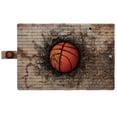 thumbnail image 3 of PKQWTM Brick Wall Basketball Sports Vintage Book Cover Book Protector Book Sleeve Book Pouch Book Bag 6x9 inch, 3 of 4