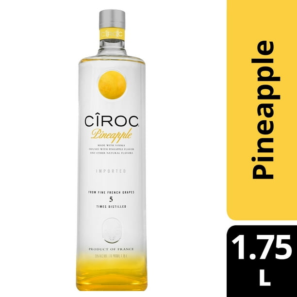 CIROC Pineapple, 1.75 L (Made with Vodka Infused with Natural Flavors
