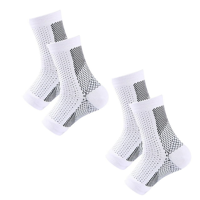 EARKITY Compression Socks, Ankle Compression Sleeve, Foot & Ankle Brace Socks, Arch Support Brace for Everyday Use, Open Toe Compression Socks for Swelling, Plantar Fasciitis, Sprain, Neuropathy