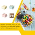 thumbnail image 2 of kurtrusly 10 Pieces Wedding Bowknot Paper Gift Box Birthday Portable Present Case Party Favor Cookies Biscuits Packing Boxes Yellow 1Set, 2 of 6