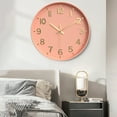 thumbnail image 1 of EGNMCR Wall Clock Silent Wall Clocks Battery Operated 12 Inch Modern Non Ticking Analog Clock Decorative For Kitchen Office Bathroom Bedroom clock clock, 1 of 6