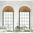 thumbnail image 6 of Arch Window Pleated Blinds Half Circle Window Shades Cordless Non-Woven Self Adhesive Shades Half Moon Round Window Cover Easy to Cut & Install, 6 of 7