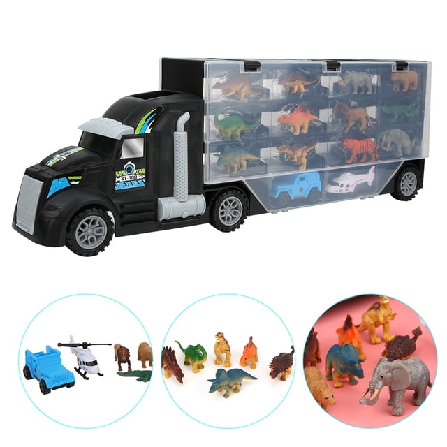Transportador De Coches De Juguete, Camión De Juguete, Transportador De Animales, Camión Transportador De Animales, Transportador De Cabezal Deslizante, Juego De Juguetes Para