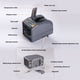 thumbnail image 4 of Dispensador De Cinta Automática De La Máquina De Cinta De Cinta Eléctrica Con Modos Automáticos Manuales De 6-60 Mm De Ancho 5-999 Mm De, 4 of 7