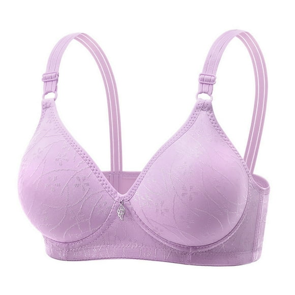 Wdfiry Soutiens-Gorge pour Femmes de Couleur Unie Minces Sans Armatures Push-Up Soutiens-Gorge Confortables Couvrance Totale Soutiens-Gorges Légers Respirantes