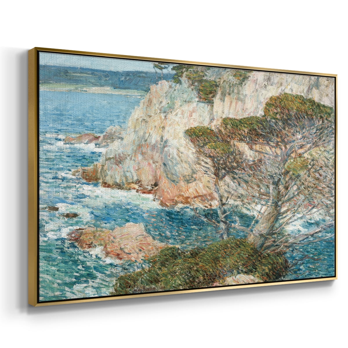 Vintage Landscape-CXXXIX By Wexford Home Framed in Gold Wood Gallery Wrapped Canvas 17 in. x 25 in.