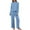 Sky Blue, variant on Womens Matching Lounge Set 2 Piece Fall Outfits Long Sleeve Crewneck Tops Wide Leg Pants Tracksuits Travel Clothes, L