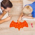 thumbnail image 3 of Bat Push Bubble Sensory Fingertip Toys Autismo Stress Reliever Toy (naranja) Likrtyny juguetes de los niños, 3 of 8