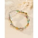 thumbnail image 3 of Nvzi Pulsera de cuentas de arroz de concha Pulsera de cuentas de cristal de concha con colgante de playa, estilo I, 3 of 4