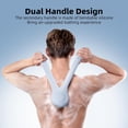 thumbnail image 4 of Electric Body Brush Back Scrubber for Shower, Waterproof Long Dual Handle Power Body Scrubber with 3 Heads, Rechargeable Bath Brush & 2 Speeds, for Cleansing, Exfoliating and Massaging Skin, 4 of 10